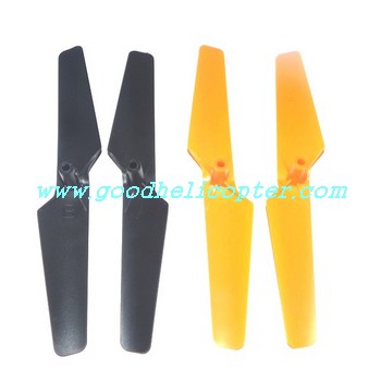 jxd-380-ufo blades (Black A&B + Yellow A&B)